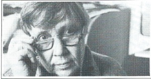 The picture of Margot that appeared in Broadsheet with The Gripes of Roth